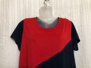 Blue Short Sleeve Top