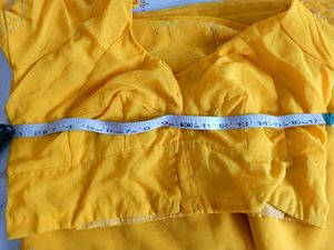 Yellow Georgette Saree