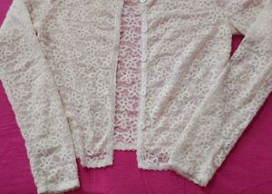 Lace Cardigan Top