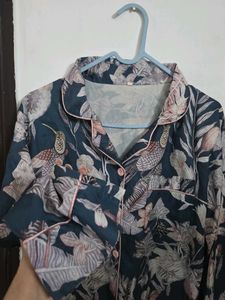 Floral Print Pajama Set bust 34/36