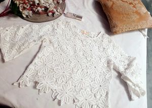 Very Beautiful V, Nice White Net Top