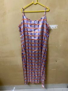 Checkered Slip Dress