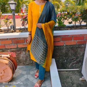 Elegant Yellow Kurta Set