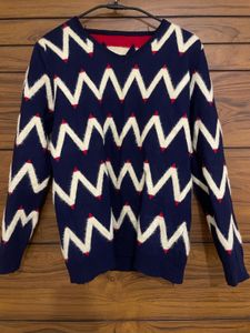 Crazy Print Sweater
