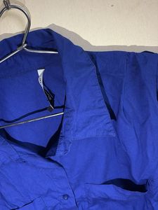 Blue Crop Top Shirt