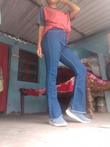 Dark Blue Denim Jeans