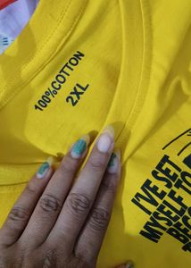 One Piece Graphic Tee - Yellow