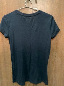Plain Blue T Shirt For Girls