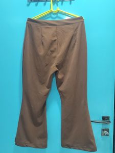 Brown Bell Bottom Trouser
