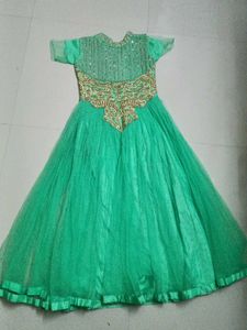 Elegant Green girls  Ethnic Gown