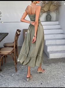 Newme Sage Ruffle Dress