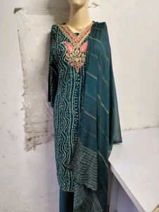 Jaipuri Style Printed Cotton Suit