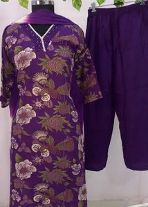New Suit set In Purple Shade