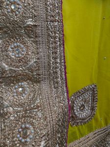 Heavy Designer Party Wedding Wear Saree + Blouse