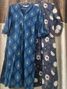 Set of 2 patterned kurtis