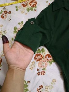 Green Button-Down Dress