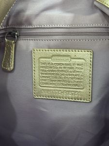 Coach Leather Buckle Handbag