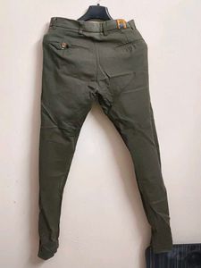 Men's Olive Green Casual Pants