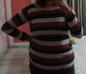 Striped Long Sleeve Top