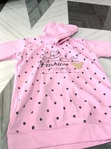 Pink Polka Dot T Shirt
