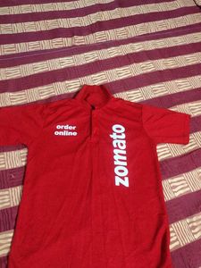 Zomato Red Polo T-Shirt