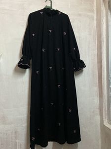 Black Dress with Bows