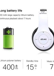 P47 Wireless Headphones — Red (Sealed Pack)