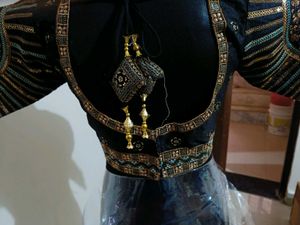 New Black Designer Blouse