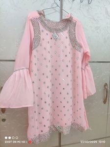 Pink Embellished Tunic