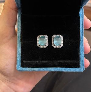AD AQUA STONE EARRINGS