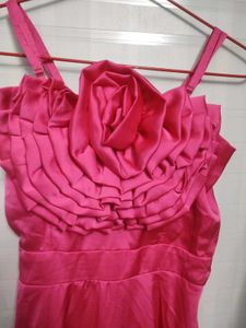 Rose Xl Size Dress 👗 Knee Length