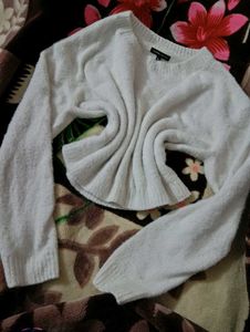 White Fur Sweater