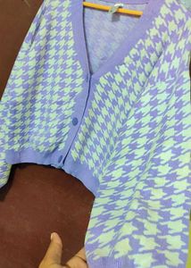 Houndstooth Cardigan