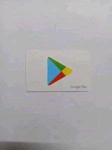 Google Play Gift Card Worth 500 Rupees
