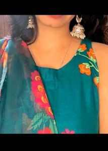 Floral Print Kurta Set