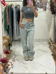 Reversible From Bottom Jeans New