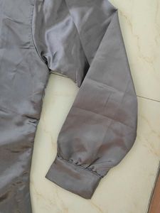 Grey Formal Top