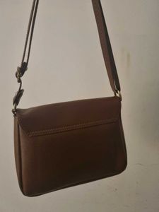 Fastrack Brown Crossbody Bag with Adjustable Strap