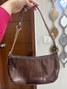 Coffee brown Stylish Chained Bag🤎
