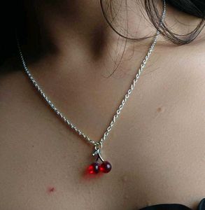 Cherry Pendant Necklace