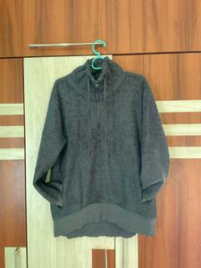 Cozy Grey Pullover + turtle high neck