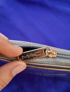 Mac Silver Pouch