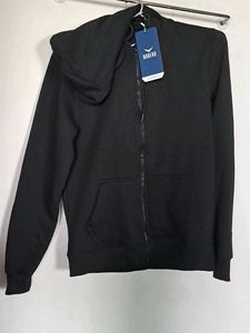 Nobero Plain Zipper Hoodie