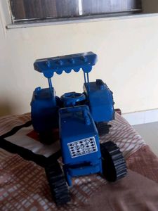 Classic Blue Toy Tractor