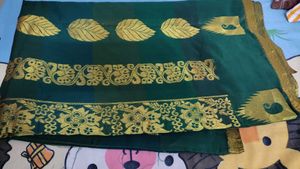 Elegant Green Saree