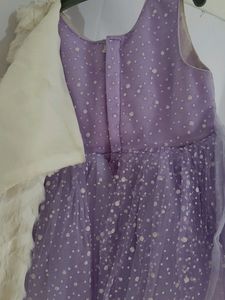 Lavender Dress with Shrug