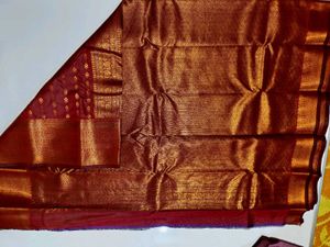 Elegant Maroon Saree