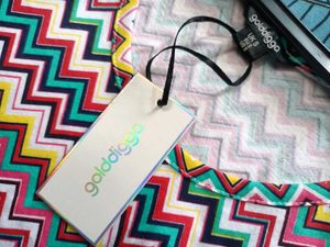 Golddigga Chevron Print Tank Top