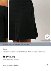 🆕Off shoulder Flared Dress