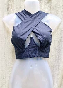 40108. Crisscross Halter Top